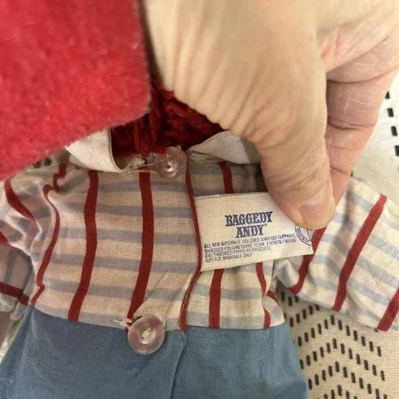 Vintage Knickerbocker 14" Raggedy Andy Original Doll - Picture 5 of 6